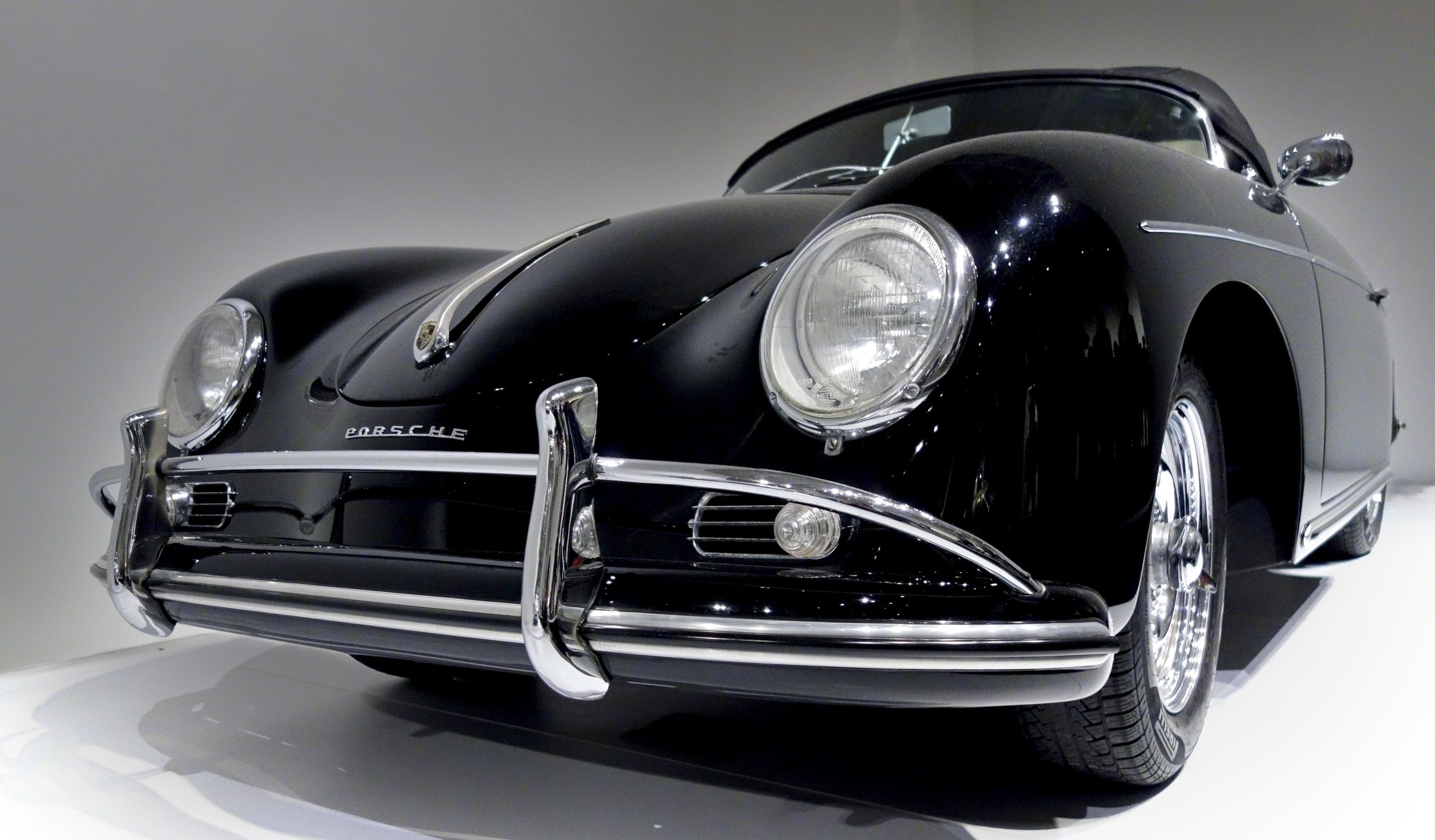 Vintage Porsche 356, product shot on location